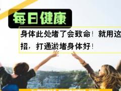每日健康身体此处堵了会致命就用这一招打通淤堵身体好17页.ppt