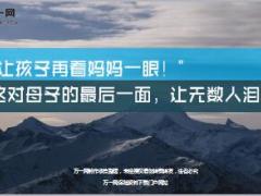 让孩子再看妈妈一眼这对母子的最后一面16页.ppt
