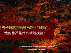 37岁男子竟然穿婚纱马路上征婚13页.ppt