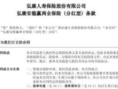弘康安稳赢两全保险分红型条款7页.rar