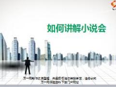 小说会讲解要领及注意事项含备注25页.ppt