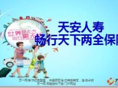 天安人寿畅行天下两全保险产品特点投保示例业管规则5页.ppt
