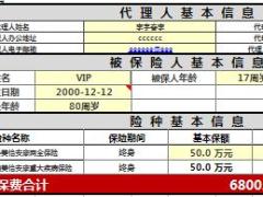 陆家嘴国泰人寿美怡安康保险计划自动计划书3页.xls