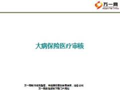团险健康险培训课程12大病保险医疗审核63页.ppt