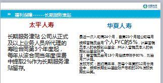 华夏对比太平人寿职级待遇福利保障33页.ppt