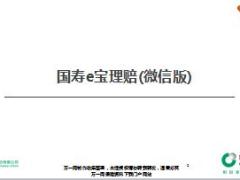 国寿e宝理赔微信版功能作用内容操作讲解注意事项18页.ppt