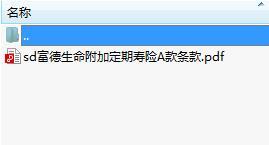 富德生命附加定期寿险A款条款.rar