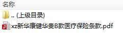 新华康健华贵B款医疗保险条款.rar