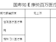 国寿如E康悦百万医疗保险险种介绍费率2页.doc