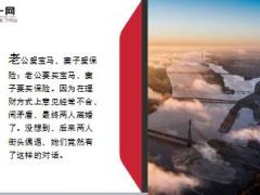 老公爱宝马老婆爱保险离婚后街头偶遇11页.ppt