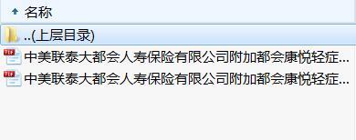 中美联泰大都会人寿附加都会康悦轻症疾病保险条款费率.rar