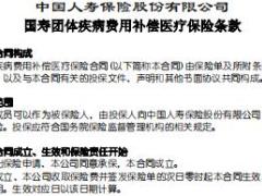 国寿团体疾病费用补偿医疗保险条款.rar