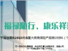 太平福禄康瑞2018终身重大疾病保险产品培训课件28页.ppt