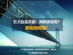 狂犬疫苗造假风险谁保障保险如何赔15页.ppt