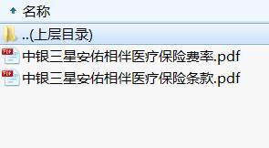 中银三星安佑相伴医疗保险条款费率.rar
