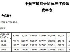 中银三星综合团体医疗保险条款费率.rar