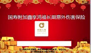 国寿附加鑫享鸿福长期意外伤害保险责任示例说明10页.ppt