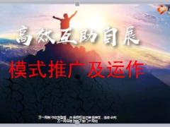高效互助自展模式推广及运作介绍119页.ppt