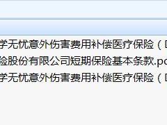 国寿附加乐学无忧意外伤害费用补偿医疗保险D款条款费率.rar