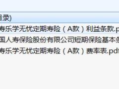 国寿乐学无忧定期寿险A款条款费率.rar