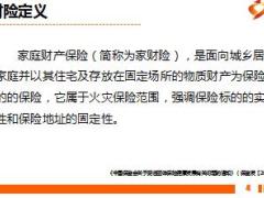 财险知识培训5财险业务知识之家庭财产保险33页.ppt