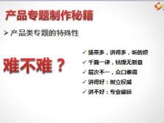 团队主管培训2产品专题制作秘籍22页.ppt