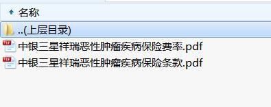 中银三星祥瑞恶性肿瘤疾病保险条款费率.rar