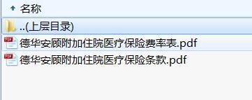 德华安顾附加住院医疗保险条款费率.rar