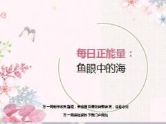 每日正能量鱼眼中的海5页.ppt