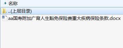 国寿附加广育人生豁免保险费重大疾病保险条款.rar