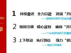 2019年开门红整体工作部署节奏机遇目标44页.ppt