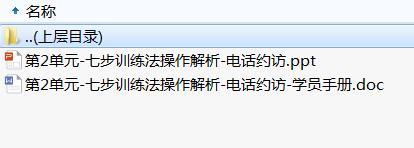 准部经理第二轮培训5七步训练法操作解析及学员手册.rar