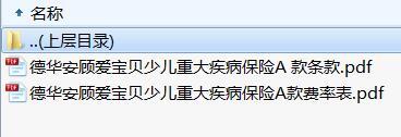 德华安顾爱宝贝少儿重大疾病保险A款条款费率.rar