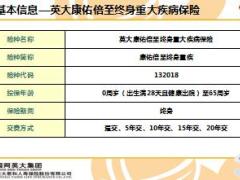 英大康佑倍至险种基本信息投保规则新契约投保书填写规范10页.ppt