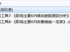 周经营工作模式7会报管理模块职场主要KPI绩效差距原因分析改善措施一览表.rar