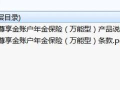 君康尊享金账户年金保险万能型条款说明书.rar