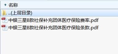 中银三星B款社保补充团体医疗保险条款费率.rar