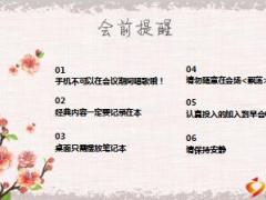 淡雅梅花早会流程模板10页.ppt