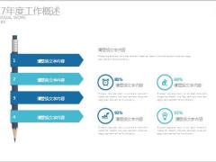 蓝绿年度工作总结PPT模板22页.ppt