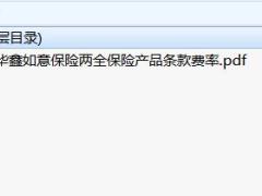 国华鑫如意保险两全保险产品条款费率.rar