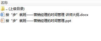 时间管理概述基本原则方法案例研讨含讲师大纲.rar