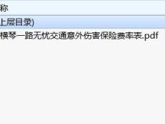 横琴一路无忧交通意外伤害保险费率表.rar