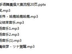 手语舞晨操大赛流程及配套音乐.rar