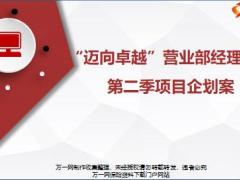 迈向卓越营业部经理轮训项目背景概述培训方案实施30页.pptx