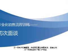 专业化销售流程训练初次面谈目的准备流程示范42页.pptx