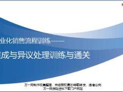 专业化销售流程训练促成与异议处理方法训练两大公式金句训练30页.pptx