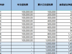 信泰干万传承巡航版终身寿险建议书自动利益演示.xlsx 