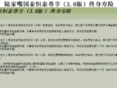 陆家嘴国泰人寿恒泰尊享3.0版终身寿险单机版建议书.xlsm