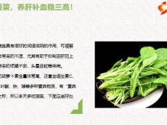 每日健康菜场看到菠菜多买点强心开胃促排便对中老年人有大好处8页.pptx