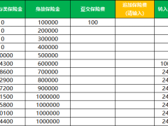 中邮邮爱一生年金保险利益演示表增加万能账户演示.xlsx